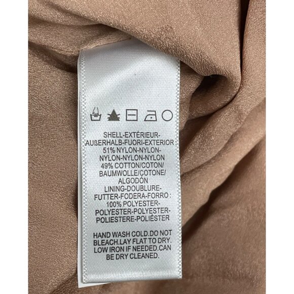 Dress the Population Womens Yellow Lace Midi Dress With Flutter Sleeves Sz L-New - Picture 8 of 11